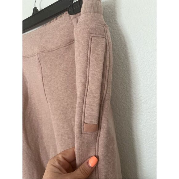 Lunya Restore Double Faced Pants Otium Tan Heather NEW - Picture 6 of 9